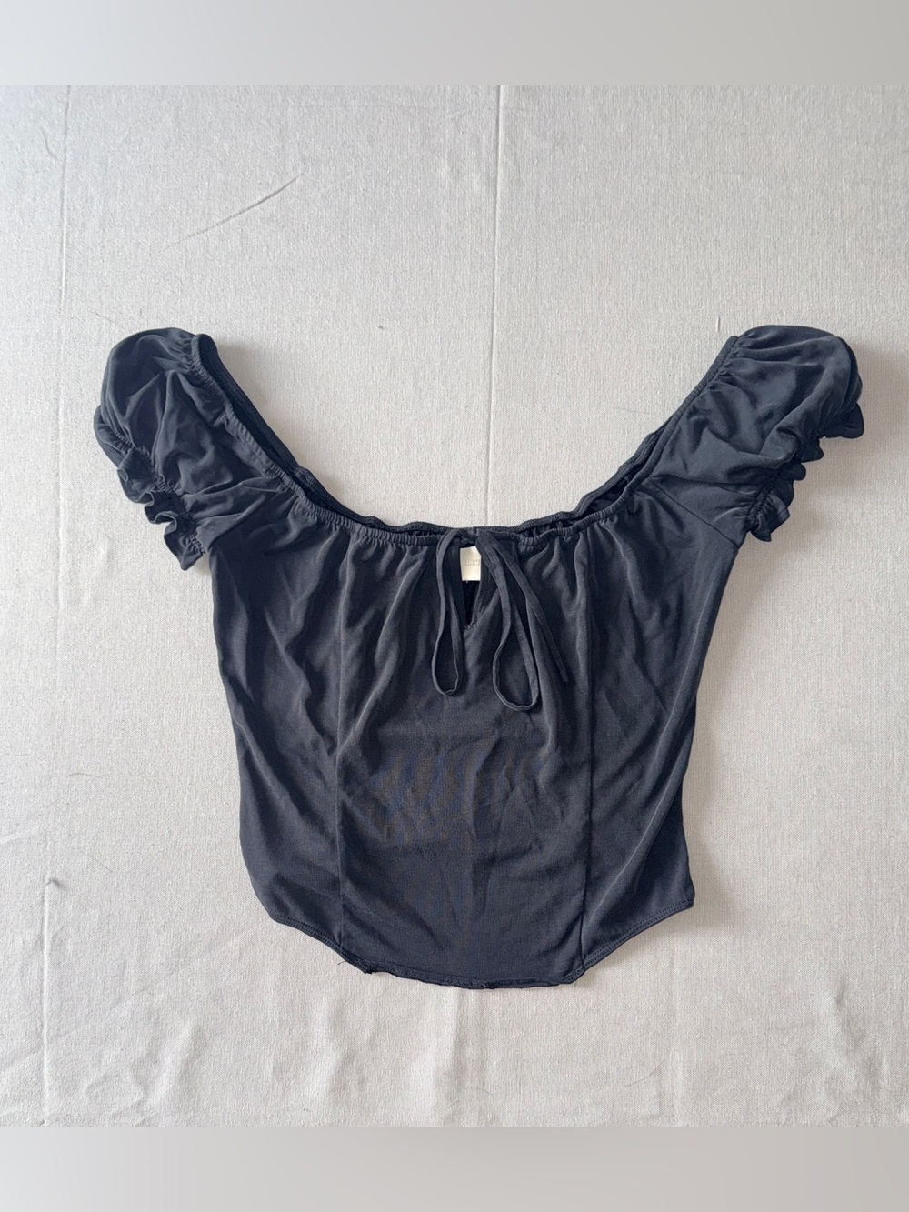 Capulet Marlow Black Ruffled Blouse Small